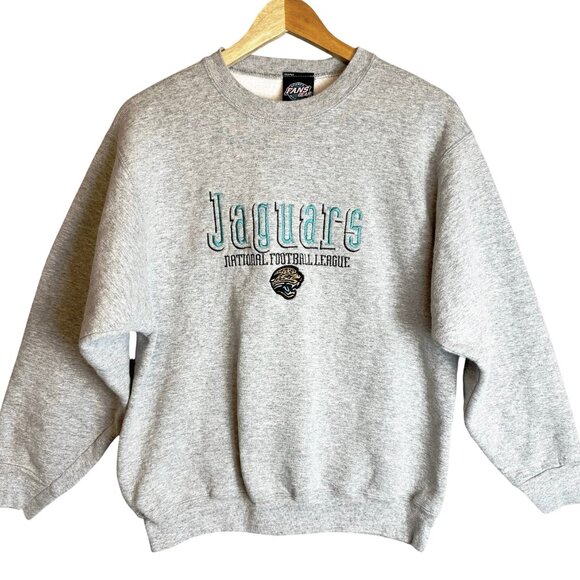 Vintage Jacksonville Jaguars Crewneck Sweatshirt, Jaguars NFL Football Shirt Tee - Picture 1 of 2